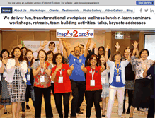 Tablet Screenshot of inspire2aspire.org